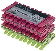 Akcesoria łazienkowe - Keim zestaw 50 klamerek z tworzywa sztucznego, z stabilną sprężynką 400503 - miniaturka - grafika 1