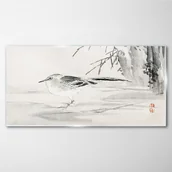 Obrazy i zdjęcia - PL Coloray Obraz Szklany Drzewo Zwierzę Ptak Wróbel 100x50cm - miniaturka - grafika 1