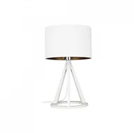 Lampy stojące - Spotlight Premium Collection Lampa stołowa Victoria 6532802 SPOTLight Premium Collection biało-miedziana oprawa w nowoczesnym stylu 6532802 - miniaturka - grafika 1