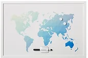 Tablice i flipcharty - Bi-Office Whiteboard Polygon mapa świata 90x60 cm MM07450660 - miniaturka - grafika 1