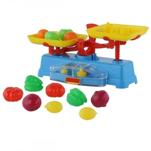 Polesie Poland Waga + Zestaw zakupowy 12 elementów - Zabawki AGD - miniaturka - grafika 2