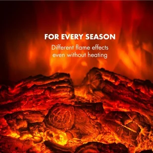 Klarstein Bormio 950/1900W czarny FP9-Bormio - Kominki elektryczne Klarstein Bormio 950/1900W czarny FP9-Bormio - Kominki elektryczne - miniaturka - grafika 7