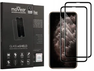 movear 2 szt. Szkło Hartowane 3D na iPhone 11 Pro Max (6.5") na Cały Ekran GLASS mSHIELD 3D PRO AI11MG3PGPF3BK2 - Szkła hartowane na telefon - miniaturka - grafika 6