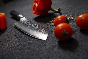 Suncraft Nóż kuchenny Suncraft SENZO CLASSIC Santoku small 143 mm SZ-03 - Noże kuchenne - miniaturka - grafika 4