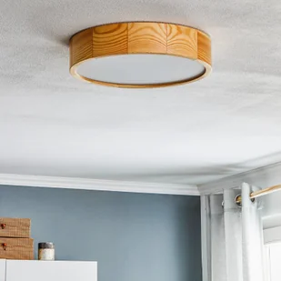 Euluna Lampa sufitowa Kerio,  37 cm, sosna naturalna - Lampy sufitowe - miniaturka - grafika 2