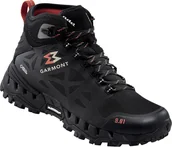 Buty trekkingowe damskie - Garmont 9.81 N Air G 2.0 Mid GTX Shoes Women, czarny UK 7 | EU 41 2021 Trapery turystyczne 2493-black/red-7 - miniaturka - grafika 1