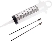 Artykuły masarskie - Strzykawka Nastrzykiwarka Do Wędlin Mięsa + 2 Igły - miniaturka - grafika 1