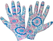 Rękawice robocze - LAHTI PRO Rękawice nitr. kwiatki nieb. l221807p, karta, "7", ce, lahti 5903755158888 - miniaturka - grafika 1