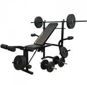Ławki treningowe - Duke Fitness Duke Fitness Hantelbank Set DU-WB50 - miniaturka - grafika 1