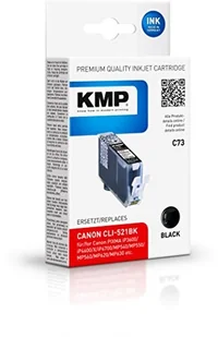 KMP Tusz do Canon CLI-521Bk czarny Zamiennik 1509.0001 - Tusze zamienniki - miniaturka - grafika 2