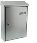 Skrzynki na listy - Burg Wächter BURG WÄCHTER Letter skrzynka na listy, z blachy stalowej, 1 sztuka, w metalowych kolorach - miniaturka - grafika 1