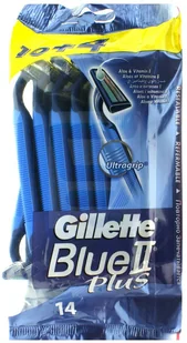 PROCTER & GAMBLE Gillette Blue II Plus Jednorazowe maszynki do golenia 14 sztuk - Maszynki do golenia i wkłady - miniaturka - grafika 3