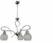 Lampy sufitowe - Krislamp Stella KR 375-3PL Lampa wisząca zwis oprawa 3x60W E27 satyna - miniaturka - grafika 1