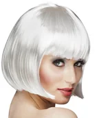 Dodatki do strojów karnawałowych - Boland Peruka Retro biała - 1 szt. B85887 - miniaturka - grafika 1