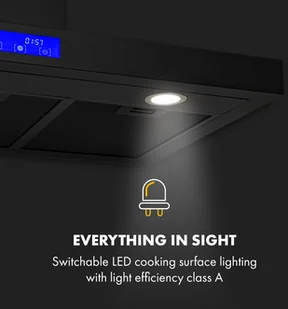 Klarstein CGCH5-Sabrina-90BK - Okapy kuchenne - miniaturka - grafika 8