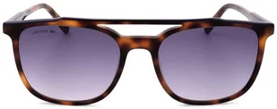 Lacoste stylowe okulary męskie przeciwsłoneczne beżowe soczewki LACOSTEL L924S - Okulary przeciwsłoneczne - miniaturka - grafika 2