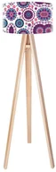 Lampy stojące - Macodesign Lampa podłogowa Mandalia młodości tripod-foto-232p, 60 W - miniaturka - grafika 1