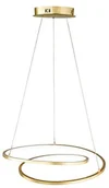 Lampy sufitowe - WOFI Lampa wisząca Wofi, metalowe, zintegrowana,,,,, 8.3 W, kolor złoty, 48.5 x 48.5 x 1500 cm 6395.01.15.7000 - miniaturka - grafika 1