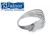 Akcesoria do wentylacji i klimatyzacji - Alnor Opaski zaciskowe, ślimakowe na przewód elastyczny 125mm - 10szt TKS-135 - miniaturka - grafika 1