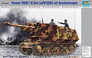 Trumpeter German 39(H) 10.5cm 00353 - Modele do sklejania - miniaturka - grafika 3