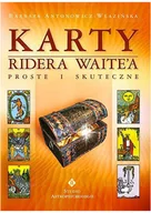 Wróżbiarstwo i radiestezja - Studio Astropsychologii TAROT Ridera Waitea karty proste i skuteczne  78 kart tarota + książka 030011074 - miniaturka - grafika 1