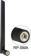 Anteny Wi Fi - Delock Antena WL-Antenne RP-SMA 3-5dBi Kippgelenk schwarz 88898 - miniaturka - grafika 1