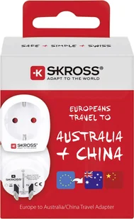 Skross Adapter Polska-Chiny/Australia 1.500209-E - Adaptery i przejściówki - miniaturka - grafika 2