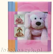 Albumy fotograficzne - Poldom Album Dziecięcy Piesek Róż (pod folię 40 stron) - miniaturka - grafika 1