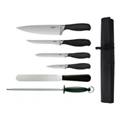 Noże kuchenne - Vogue Zestaw noży Soft Grip | 6 - częściowy S725 - miniaturka - grafika 1
