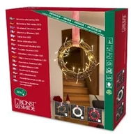 Pozostałe oświetlenie - Konstsmide 6217 100 LED drewniane Silhouette/z czerwonymi/białymi pasek z materiału/H/B: 32 cm/głęb.: 6/50 cm/30 ciepło białych diod/24 V wewnętrzny transformator 6218-100 - miniaturka - grafika 1