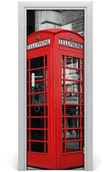 Naklejki na drzwi i meble - Tulup.pl Fototapeta samoprzylepna DRZWI Budka telefoniczna 95x205cm - miniaturka - grafika 1