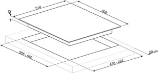 Płyta gazowa do zabudowy Smeg PX364L - Płyty gazowe do zabudowy - miniaturka - grafika 3