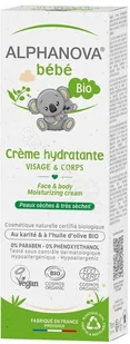Alphanova BEBE Bebe, BIO, Nawilżający krem do twarzy i ciała, 75 ml - Kremy dla dzieci - miniaturka - grafika 2