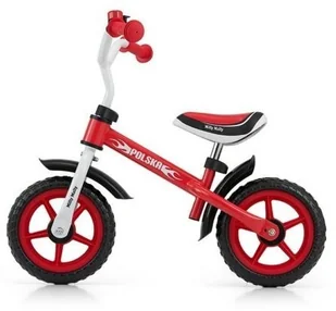 Milly Mally     Dragon z hamulcem pomarańczowo-niebieski - Rowerki biegowe - miniaturka - grafika 8