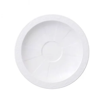 Villeroy Boch - White Pearl Spodek do filiżanki do kawy/herbaty średnica: 16 cm (10-4389-1310) - Talerze - miniaturka - grafika 2