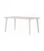 Stoły - Resol Stół New Dessa 160x90 Bianco 1688 - miniaturka - grafika 1