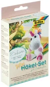 Zabawki kreatywne - Folia Zestaw do szydełkowania "Jednorożec" - 8+ - miniaturka - grafika 1