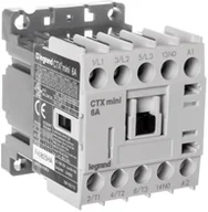 Silniki elektryczne i akcesoria - Legrand Stycznik mocy 6A 3P 230V AC 1Z 0R CTX3 MINI 417006 417006 - miniaturka - grafika 1