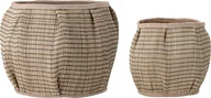 Pudła i pojemniki do przechowywania - Bloomingville Kosze do przechowywania Diora z trawy morskiej 2 szt. 82050338 - miniaturka - grafika 1