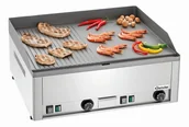 Piece, kotły  i płyty grzejne gastronomiczne - Bartscher Promocja! Płyta grillowa elektryczna GDP 650E | 1/2 gładka 1/2 ryflowana | 6 kW | 660x580x310 mm B370036 - miniaturka - grafika 1