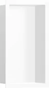 Półki łazienkowe - Hansgrohe 56096700 XtraStoris Individual Wnęka ścienna biały matowy z ozdobną ramą 30 x 15 x 10 cm bia$769y matowy - miniaturka - grafika 1