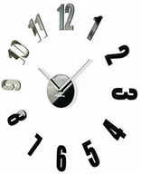 Zegary - FLEXISTYLE Nowoczesny zegar ścienny "zrób to sam" akryl czarny Wielkość, Made in EU, do karmienia, salon, sypialnia - miniaturka - grafika 1