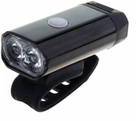 Lampki rowerowe - Vivo Lampa przód HL-PR026 alum 2x 5W Led 4 tryb. USB akum. 1050mAh 140574 - miniaturka - grafika 1