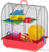 Klatki dla gryzoni - Inter-Zoo Klatka dla chomika GRIM 2 BLACK + TUBA G102C - miniaturka - grafika 1