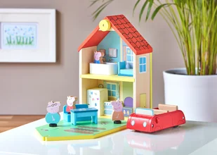 Świnka Peppa Drewniane Auto + Figurka Peppy 07208 - Figurki dla dzieci - miniaturka - grafika 11