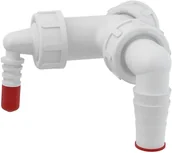 Syfony - Alca PLAST Alcaplast Podwójne kolano G1"/8-23 z zaworem P149Z ! - miniaturka - grafika 1