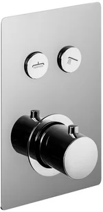 CORSAN Prysznicowa bateria podtynkowa Box Adour chromowana z termostatem BT02CH - Baterie podtynkowe - miniaturka - grafika 11