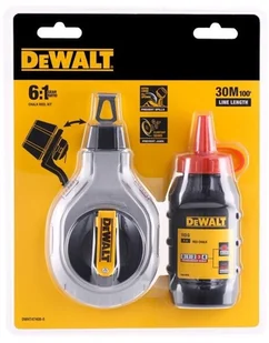DeWalt Sznur traserski 6-1 z czerwona kreda DWHT47408-0 DWHT47408-0 - Sprzęt geodezyjny - miniaturka - grafika 2