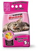 Żwirek dla kotów - Benek Super Compact Zapachowy Cytrusowa Świeżość (różowy) 5L MS_14927 - miniaturka - grafika 1