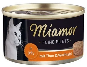 Miamor Feine Filets Dose Thunfisch & Wachtelei - tuńczyk i przepiórka 100g 8761 - Suplementy i witaminy dla kotów - miniaturka - grafika 9
